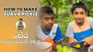 how to make a delicious homemade guava pickle | පේර අච්චාරුවක් හදමු | බඩී | BUDDY