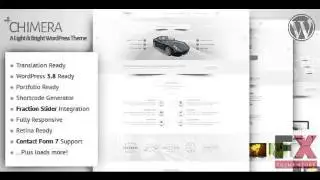 Preview Chimera - A Light Bright WordPress Theme TForest