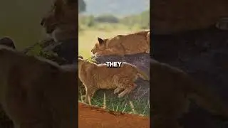 The Terrifying Power of a LION #lions #wildlife