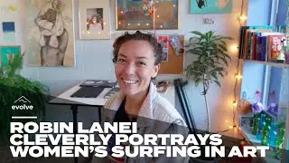 Robin Lanei Uses Her Art to Lightheartedly Portray Women's Surfing - The Inertia
