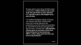 Bipartisan House bill seeks to boost NSF program to expand AI access
