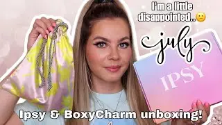 Распаковка и свотчи IPSY и BOXYCHARM за июль 2024 года!☀️✨
