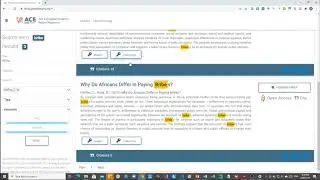 ACE Digital Library - basic search