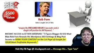 MLSP Sites Training - SEO Giant - Rob Fore 