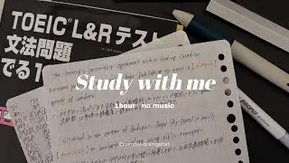 【勉強】Study with me 🍊/1時間/環境音