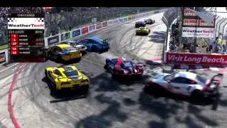 2017 IMSA Weathertech Championship Long Beach - Final 5 minutes of the race