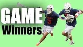 Lacrosse Game Winning Goals - 2019 Compilation