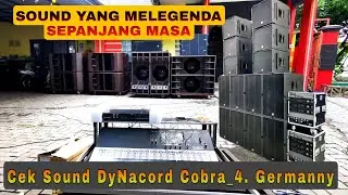 CEK SOUND DYNACORD COBRA_4 FULL SYSTEM. MADE IN GERMANY... HARMONISASI SUARA YG LUAR BIASA..