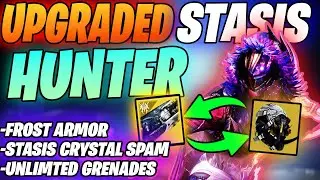 NEW Salvations Grip  MAKES STASIS HUNTER UNSTOPPABLE! (Destiny 2 BEST HUNTER BUILDS)