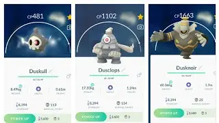 Dusknoir evolution | Duskull max evolution | Duskull event period | Ghost Pokemon | Pokemon go |