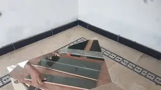 How to install ceramic tile skirting | making tiles skirting | black tile skirting installations