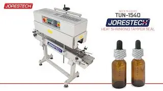 TAMPER SEAL HEAT SHRINK TUNNEL | Stainless Steel Conveyor Shrink Tunnel by JORESTECH