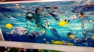 Large format roll to roll uv flatbed printer for canvas printing with konica 1024i head