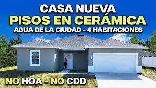 😱🏡 CASA NUEVA en Ocala por SOLO $309,000 | Acabados de LUJO, Cerámica | NO HOA, NO CDD 🚫
