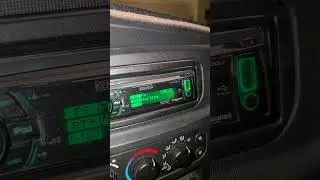 How to switch from AM radio to FM radio on Kenwood 400U.