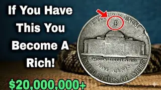 Top 2 Monticello Jefferson War time Nickels 😲Hidden U.S. Coins Turning History Into Massive Wealth
