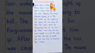 How to Improve English writing | English writing kaise sudhare I  One page handwriting practice