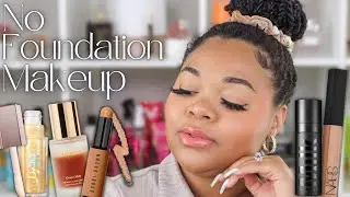 NO FOUNDATION MAKEUP FOR BEGINNERS | ALISSA ASHLEY INSPIRED | BLACK GIRL FRIENDLY