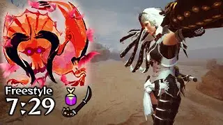 MHR Sunbreak: A5 Afflicted Diablos Vs. Sneaky Insect Glaive 7:29 -  傀異化 ディアブロス 操虫根 ソロ【サンブレイク】