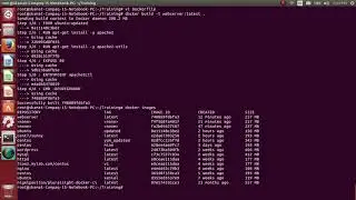 Docker : Set up apache webserver using dockerfile