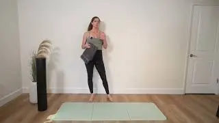 Pregnancy Pilates Quickie | Week 26 Glutes + Core for Second Trimester | Foam Roller + Towel/Slider