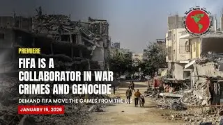 FIFA IS A COLLABORATOR IN WAR CRIMES AND GENOCIDE