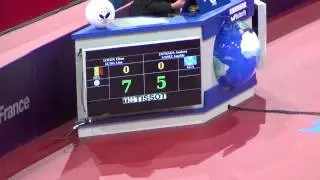 World Table Tennis Championships 2013 - Eline Loyen / Lisa Lung vs Estrada / Lopez