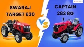 Swaraj Target 630 VS Captain 283 8G | Mini Tractors |  Comparison,Specification |#khetigaadi#tactor