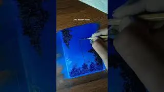 Acrylic colours painting techniques ❤️😘 #shorts #viral