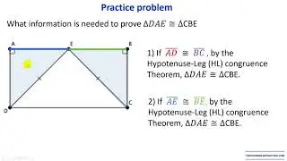 Congruent triangles part 2