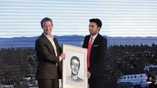 Mark Zuckerberg / 3 million dots / Stippling art / Birthday gift