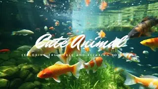 🐠🎵 Peaceful Echoes: Soothing Music with the Dance of Koi Carps