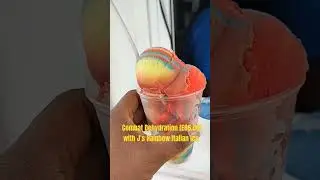 Code Rhetoric Communication: Combat Dehydration (E86.0) with J's Rainbow Italian. #Mobile #dessert