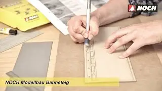 NOCH Modellbau: Laser-Cut Bausatz Universal-Bahnsteig