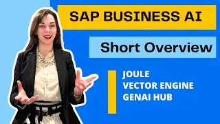 Lightning Talk: SAP Business AI Overview | SAP GenAI Hub | LLM Hallucination - Vector Engine