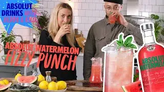 Watermelon Spritz Punch | Watermelon Vodka Drinks | Absolut Drinks