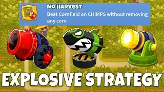 EASY Cornfield NO HARVEST Chimps with Axis of Bomb | BTD6 Black Border Guide (v49.3)