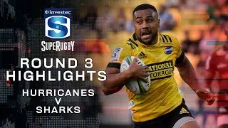 ROUND 3 HIGHLIGHTS | Hurricanes v Sharks - 2020
