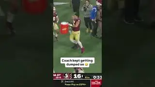 Even the officer got wet 🥳#floridastate #fsu #accfootball #collegefootball  #collegesports #football