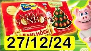 Pr&ecirc;mio Toda Hora 27/12/24 🍀 Tele Sena NATAL