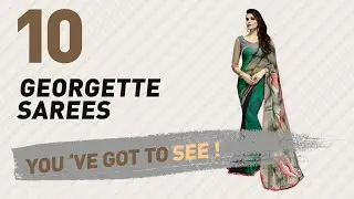 Georgette Sarees Collection, Amazon India 2017 // Sarees New & Popular