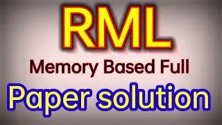 RML Nursing officer 2025 exam paper solution II memory based paper analysis II paper solution
