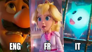 Super Mario Bros. Movie Final Trailer | English VS French VS Italian Dub