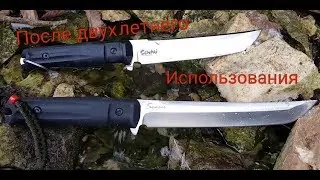 Обзор ножей от Kizlyar Supreme. Ножи Sensei and Senpai. После двух лет использования.