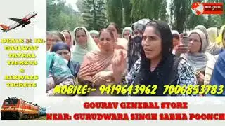 Anganwadi Workers protests against Sarpanch autocracy's order by Govt. In Rajouri