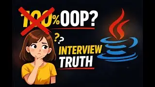 99% Java Developers Get This Wrong ❌ | Java Is NOT 100% Object-Oriented