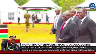 President Ruto Arrives Senator Obama K'Ogello Primary School For Ogolla Burial