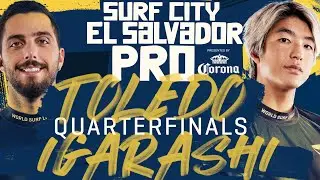 Filipe Toledo vs Kanoa Igarashi | Surf City El Salvador Pro - Quarterfinals Heat Replay