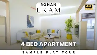 Rohan Ekam 4 BHK In Balewadi |  Sample Flat Tour |Modern Design & Spacious Living | Call 8411888115