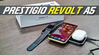 PRESTIGIO REVOLT A5 - ОБЗОР ЗАРЯДНОЙ СТАНЦИИ (3 В 1) ЧАСЫ + НАУШНИКИ + СМАРТФОН